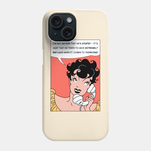 Girl on the Phone Phone Case by ranxerox79