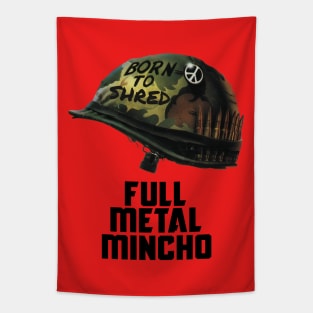 Born to Shred - Full Metal Mincho Tapestry