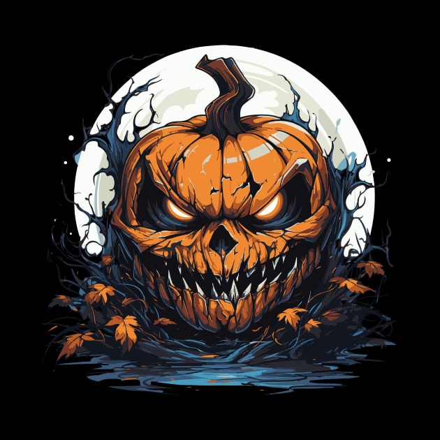 Creepy Pumpkin by vectrus