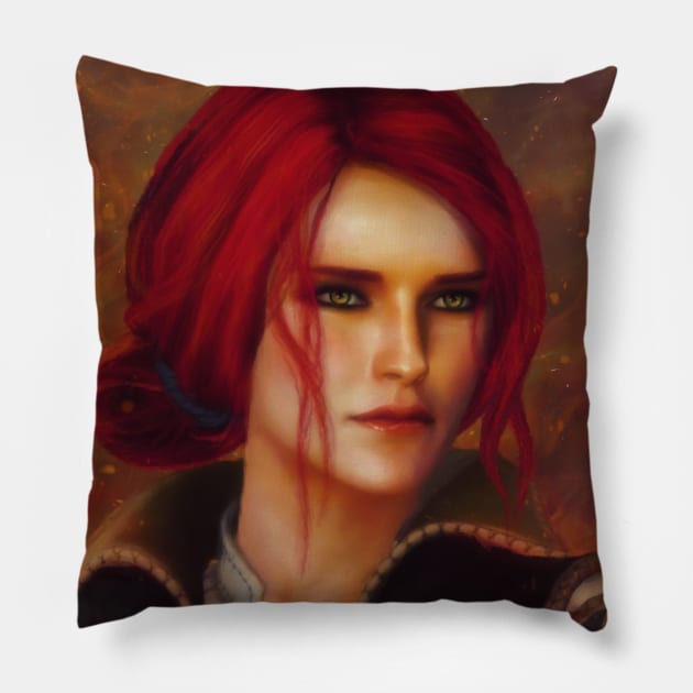 Triss Merigold Pillow by Purplehate