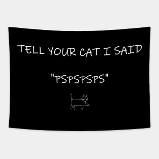 tell your cat Tapestry