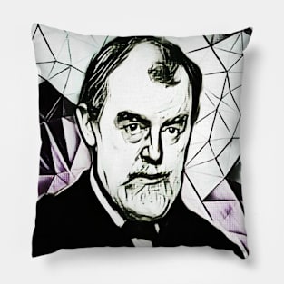 Samuel Butler Black and White Portrait | Samuel Butler Artwork 5 Pillow