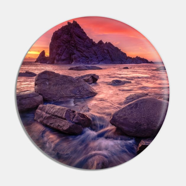 Sugarloaf Rock Sunset Pin by paulmp