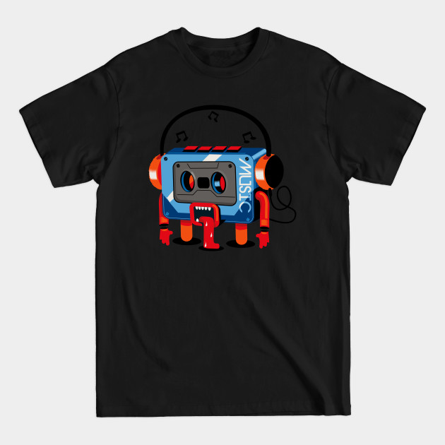 Discover Cassette - Retro Music Design - T-Shirt