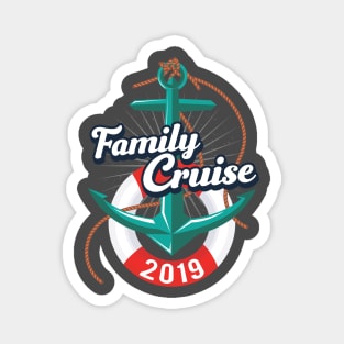 Family Cruise 2019 Vacation Matching Outfit Magnet