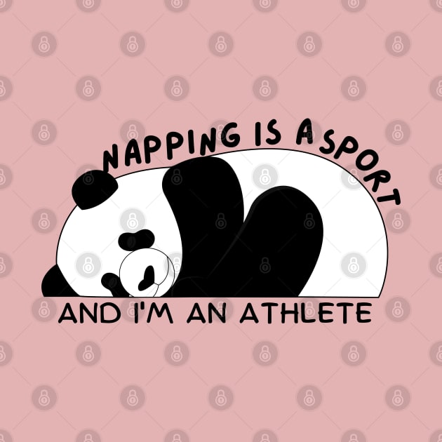 Napping is a sport and i am an athlete by Artist usha