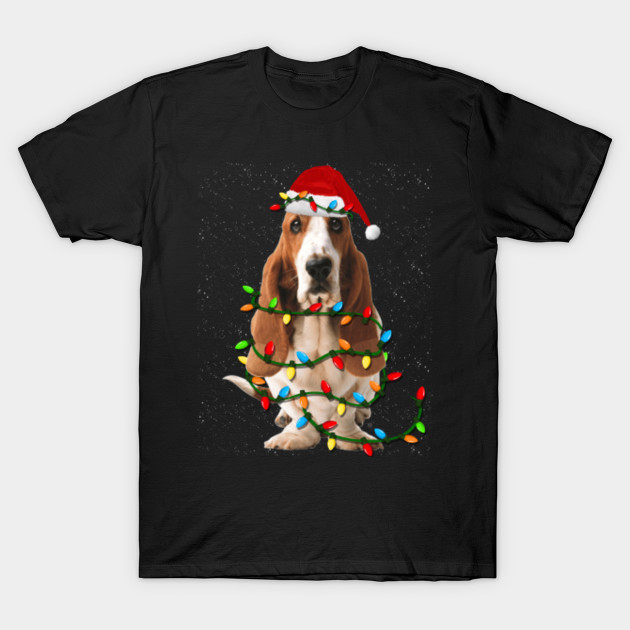 Basset Hound Christmas Shirt Basset Hound Dog Christmas Tee
