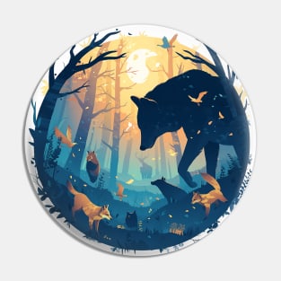 wolves Pin