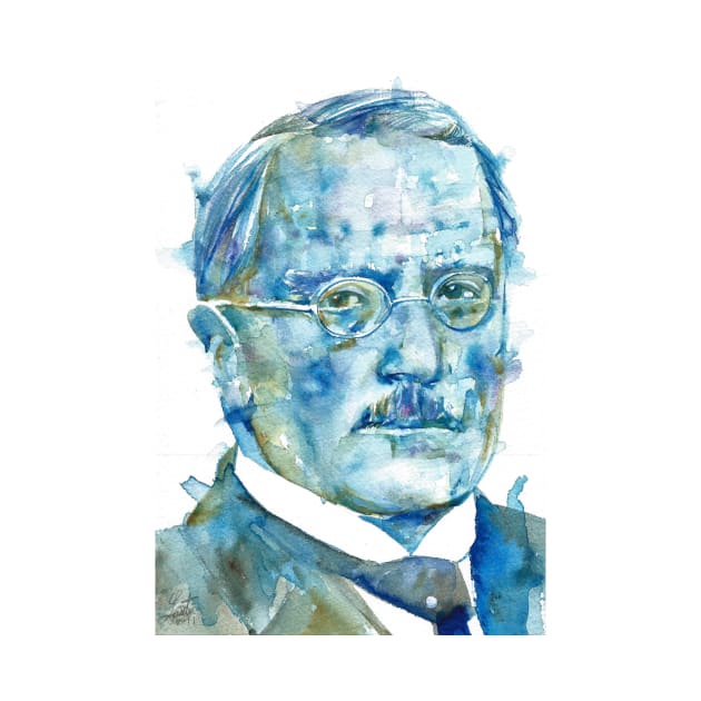 CARL JUNG - watercolor portrait .1 by lautir