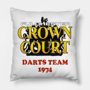 Fulchester Crown Court Darts Team 1974 Pillow