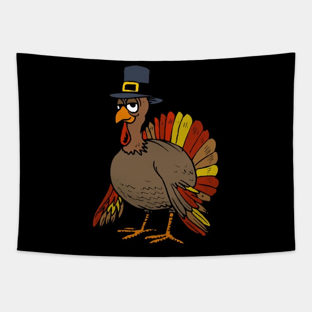 Thanksgiving Turkey Tapestry by valentinahramov