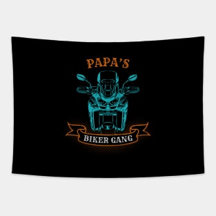 Papa's Biker Gang Father's Day Tapestry