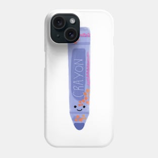 Cute floral crayon Phone Case