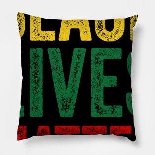 Black lives matter , american african matter Pillow