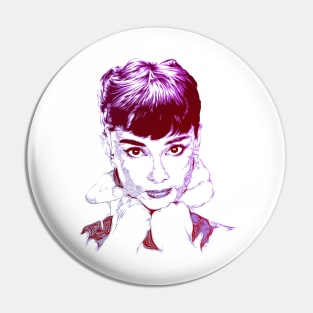 Audrey Hepburn Pin