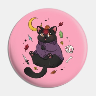 Witchy Kitty Pin