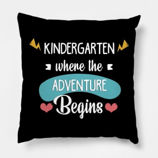 Kindergarten Adventure Pillow