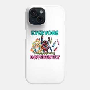 Communicate differently Autism Awareness Gift for Birthday, Mother's Day, Thanksgiving, Christmas Phone Case