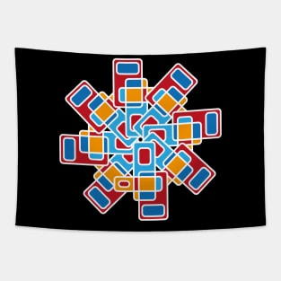 Retro Radial Tapestry