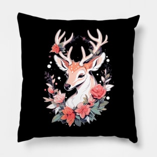 Cottagecore Deer Ugly Christmas Men Kids Women Christmas Pillow