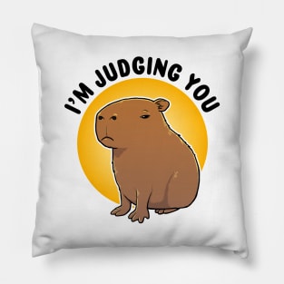 I'm judging you Capybara Pillow
