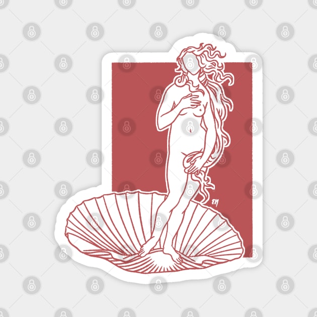 The Birth of Venus Magnet by Museum of Mysteries