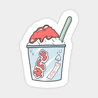 Ramune Shaved Ice cream Magnet