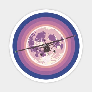 Cessna 172 Purple Moon Magnet