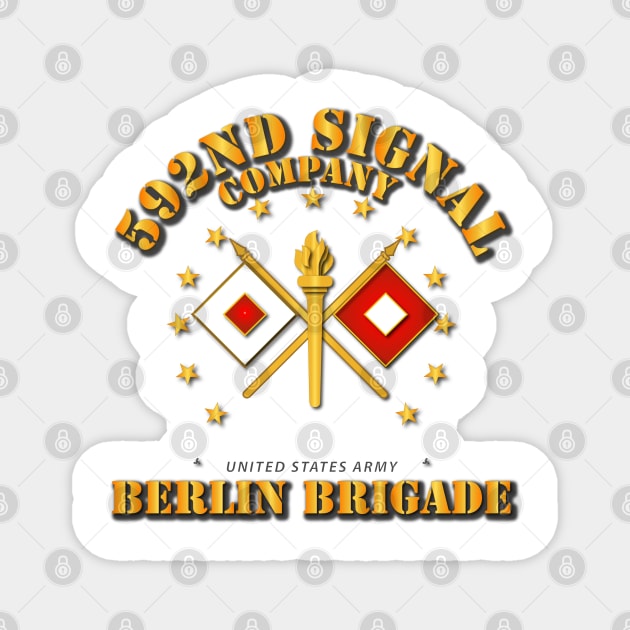 592d Signal Company - Berlin Brigade Magnet by twix123844