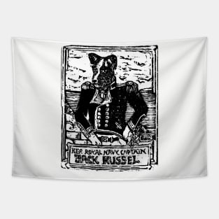 Her Royal Navy Captain Jack Russel Tapestry
