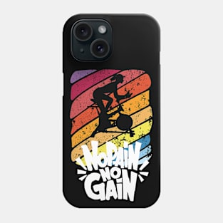 No Pain No Gain - Indoor Cycling Home Gym Phone Case