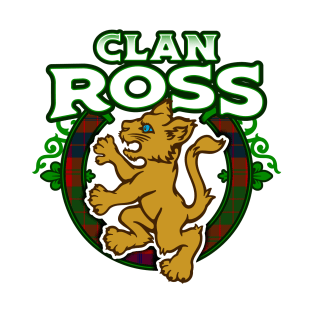 Clan Ross Cute Baby Lion Rampant Kitten T-Shirt