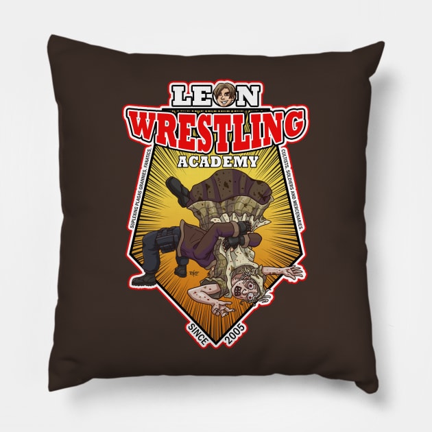 Leon Wrestling Academy Pillow by RafaDG