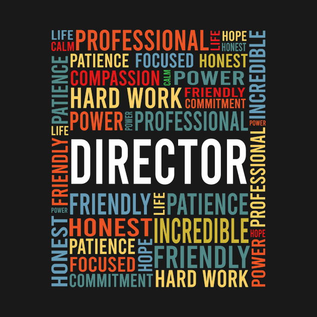 director saying: director words gift by T-shirt verkaufen