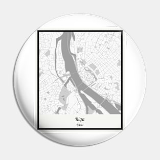 Map of Riga - Latvia Pin