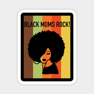 Black Moms Rock Mother's Day Magnet