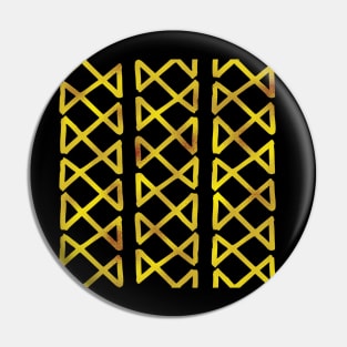 Golden Geometry Pin