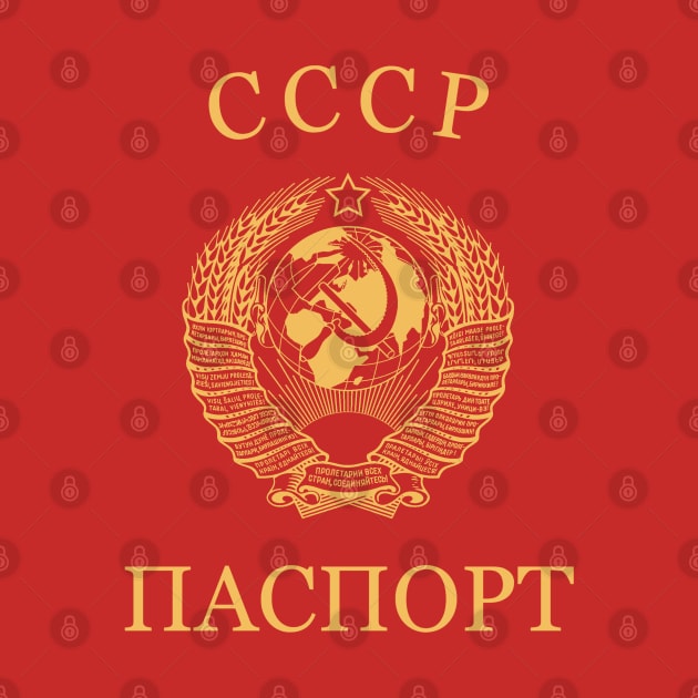 Soviet Union passport by Travellers