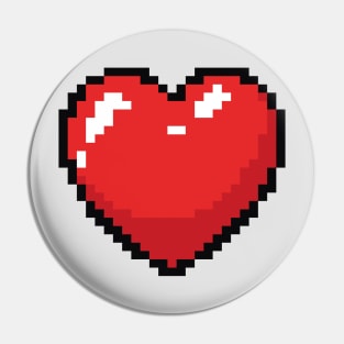 Pixel Heart - Valentines Day Love Pin