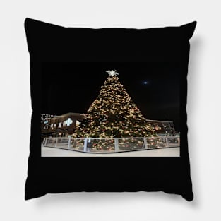 Christmas at Night Pillow