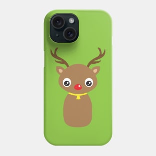 Red Nosed Reindeer Phone Case