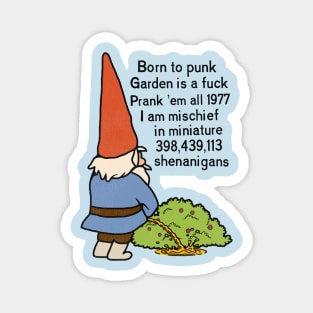 Born to Punk Garden Gnome Magnet