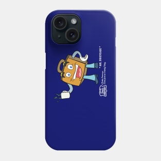 Mr. Briefcase Coffee and Donuts Temps Aeternalis Phone Case