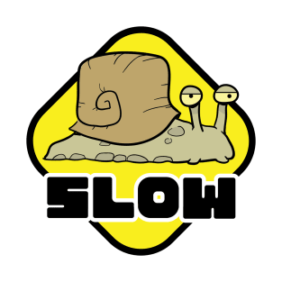 Slow Sign Snail T-Shirt