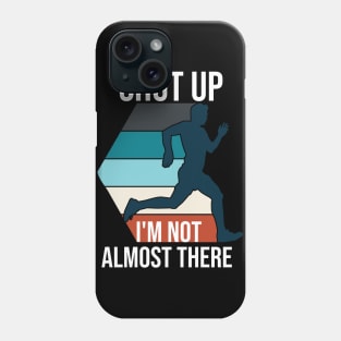 funny running quote Phone Case