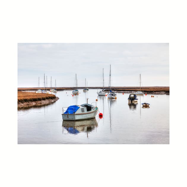 Wells Next The Sea, Estuary Boats, Norfolk, UK by tommysphotos