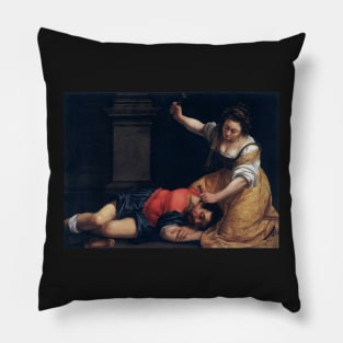 Jael and Sisera, Artemisia Gentileschi, 1620 Pillow