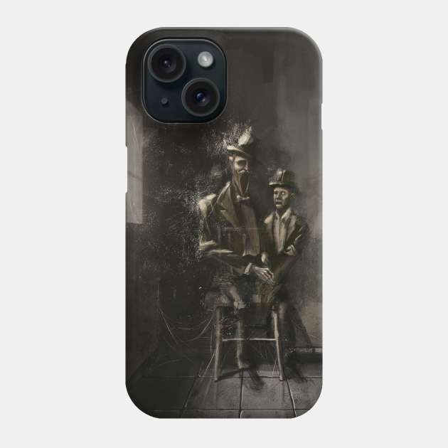 Ventriloquist Phone Case by Danny Ingrassia Art