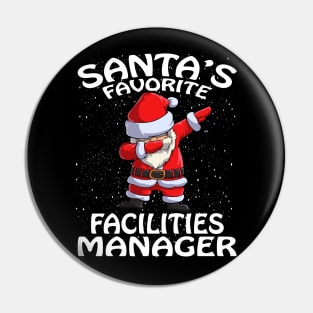 Santas Favorite Facilities Manager Christmas Pin