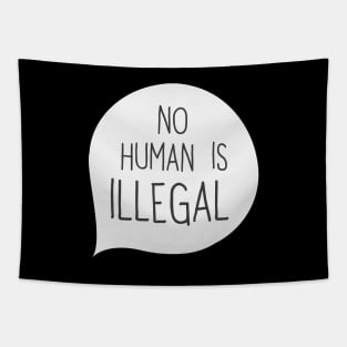 No Human Is Illegal' Humanity Tapestry